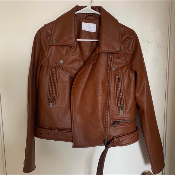OAK+FORT leather jacket for women - Picture 3 of 10